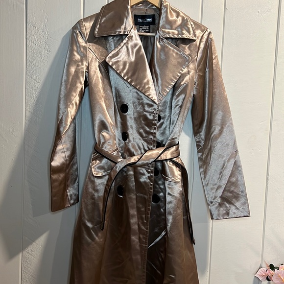 Brandon Thomas Jackets & Blazers - Brandon Thomas Platinum Trench Coat